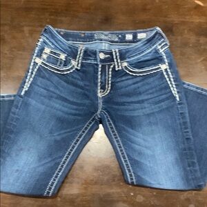 Miss Me capri Women's Blue Jeans size 27